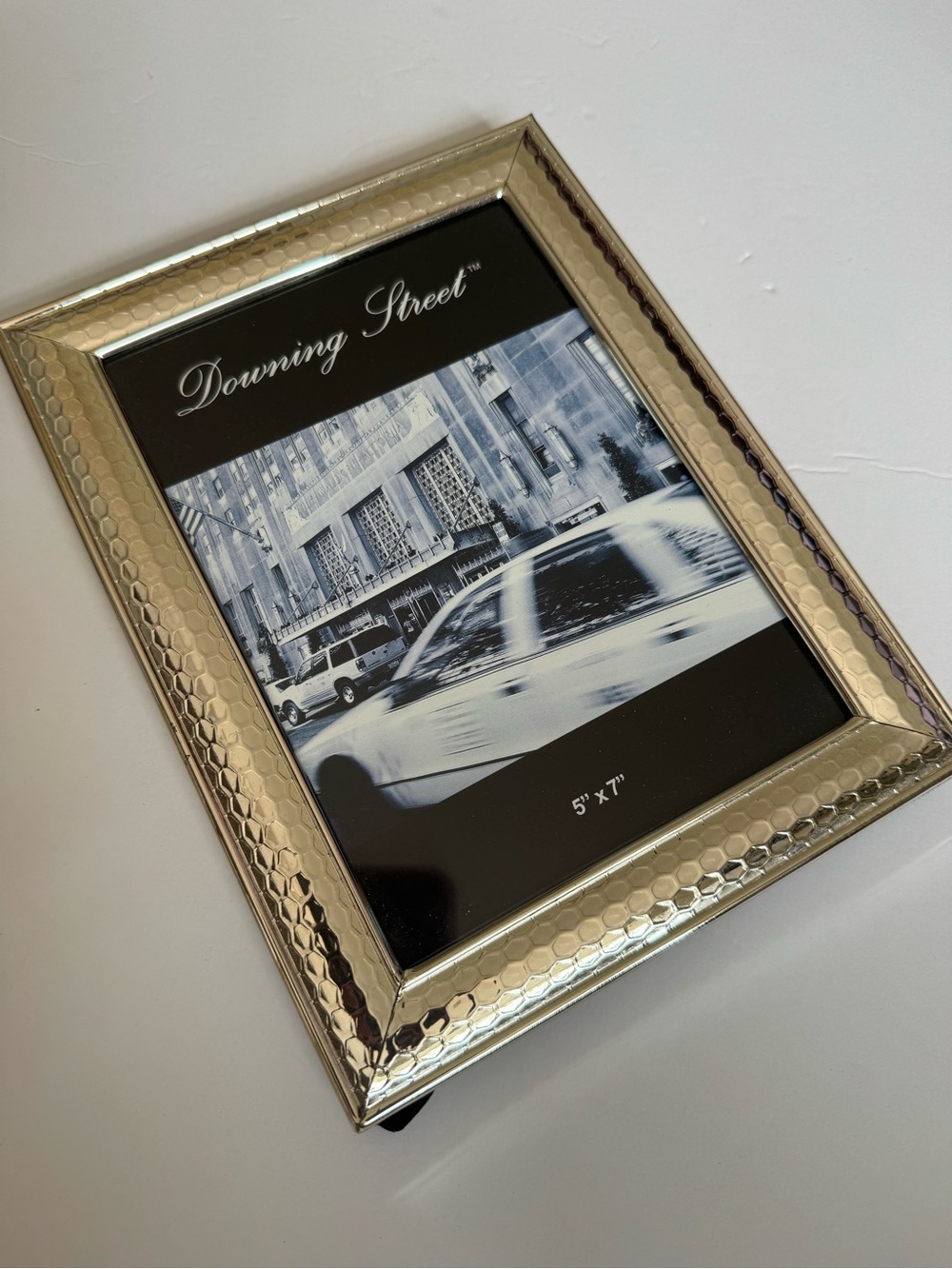 Silver Hammered Metal 5x7 Photo Frame